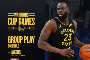 勇士NBA杯赛程：重头戏首战湖人 之后接连对阵马刺国王开拓者