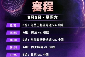 FIBA3x3全球总决赛赛程、名单出炉 本周末上海打响