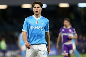 那不勒斯官方：维尔加拉右侧比目鱼肌中度撕裂，已开启康复流程
