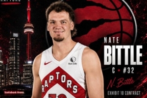 Scotto：猛龙将中锋内特·比特的训练营合同转为双向合同